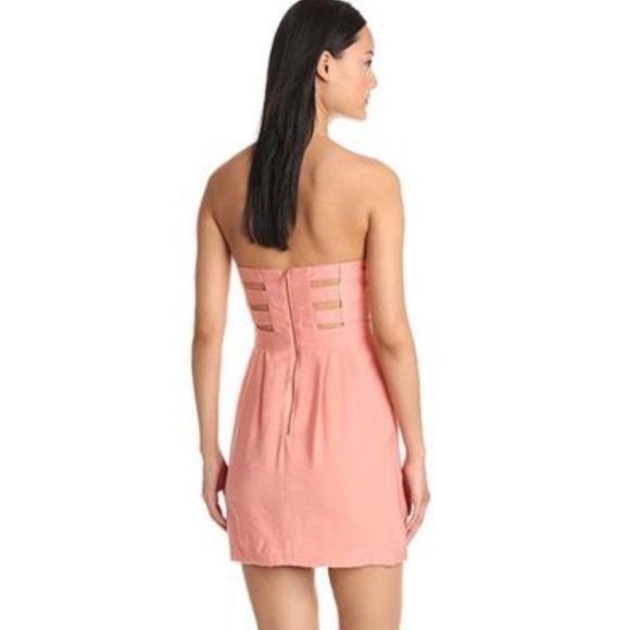 π{BCBGeneration} Pink Strapless Dressπ - Picture 2 of 8
